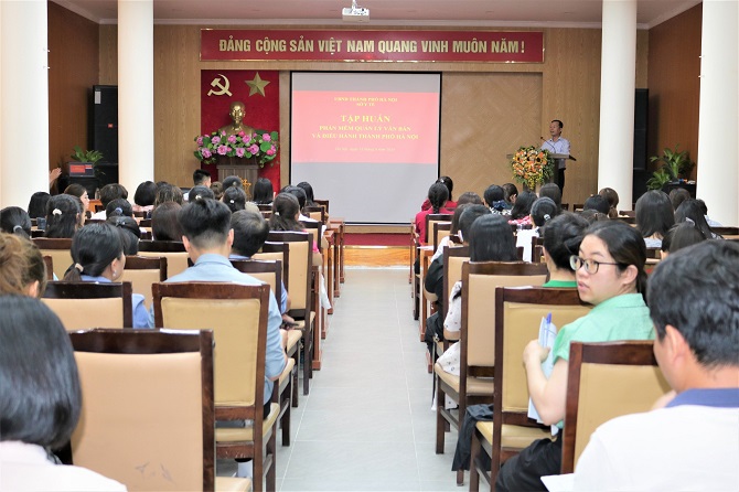 Sở Y tế: Tập huấn phần mềm quản lý văn bản và điều hành của thành phố